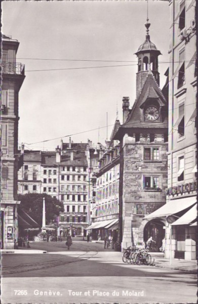 Tour et Place du Molard, Geneve