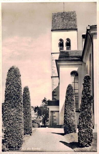 Bäretswil (ZH) die Kirche Vorderseite