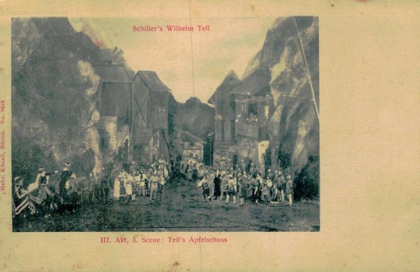 Schiller's Wilhelm Tell, Gebr. Künzli Vorderseite