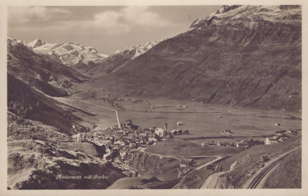 Andermatt mit Furka