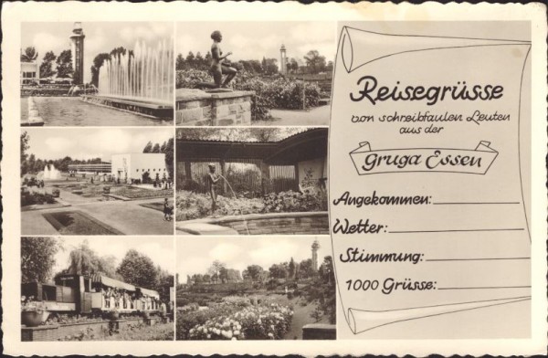 Essen, Reisegrüsse aus der Gruga