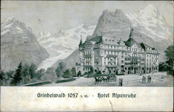 Hotel Alpenruhe - Grindelwald (1057) Vorderseite