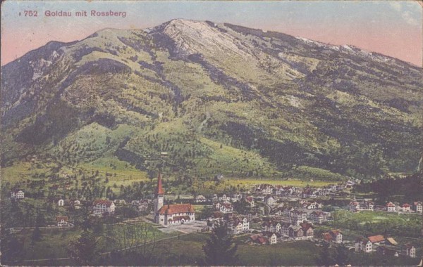 Goldau, Rossberg Vorderseite