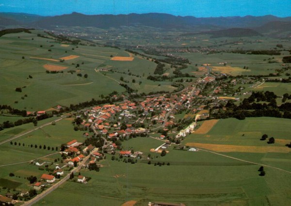Courfaivre - Flugaufnahmen Vorderseite
