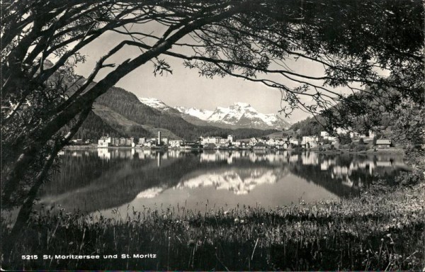 St. Moritzersee und St. Moritz Vorderseite