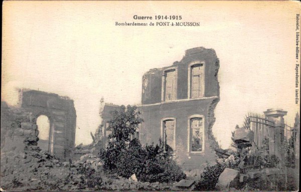 Guerre 1914-1915, Pont-à-Mousson Vorderseite