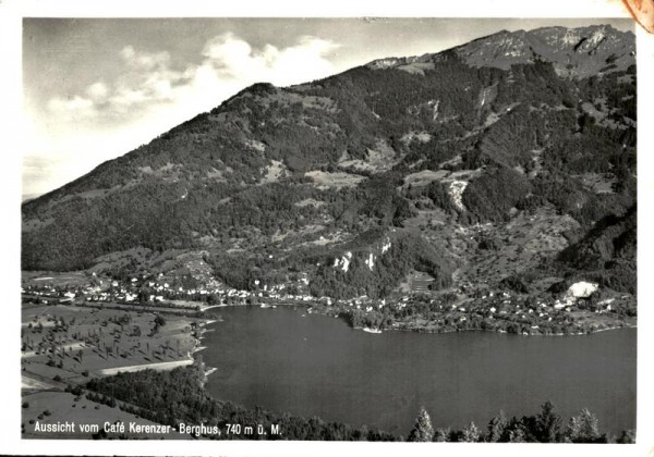 Aussicht von Café Kerenzer-Berghus bei Filzbach Vorderseite