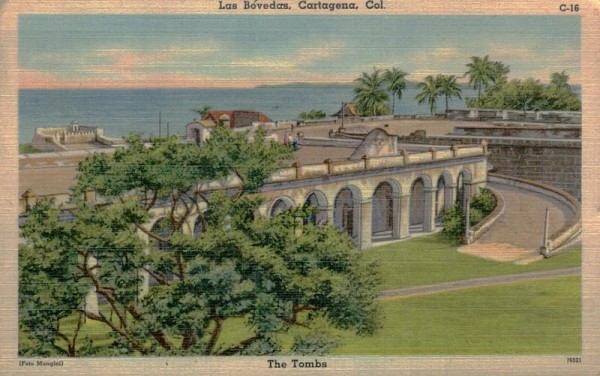 Las Bovedas, Cartagena, Col., The Tombs Vorderseite