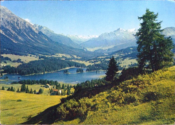 Lenzerheide-Valbella - Heidsee und Blick ins Oberhalbstein