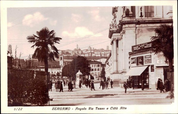 Bergamo - Angolo Via Tasso e Città Alta Vorderseite