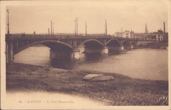 Nantes, le Pont Haudaudine