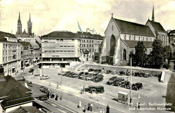 Basel, Barfüsserplatz Vorderseite