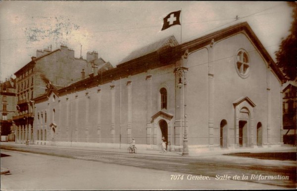 Genève/Salle de la Réformation Vorderseite