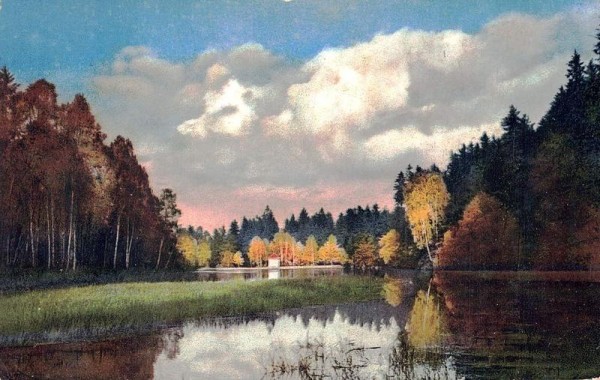Walcheweiher, Winterthur, 1910 Vorderseite