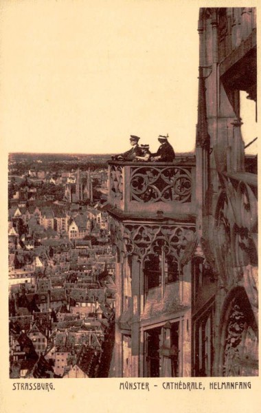 Strassburg - Münster - Cathédrale. Helmanfang Vorderseite