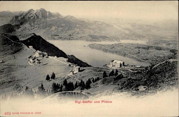 Rigi-Staffel und Pilatus Vorderseite