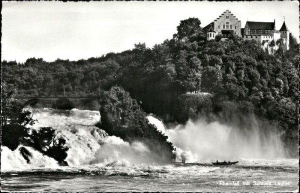 Rheinfall mit Schloss Laufen Vorderseite