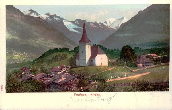 Frutigen-Kirche Vorderseite
