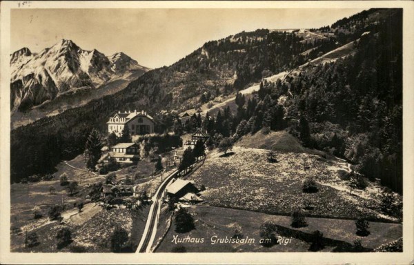 Kurhaus Grubisbalm am Rigi Vorderseite