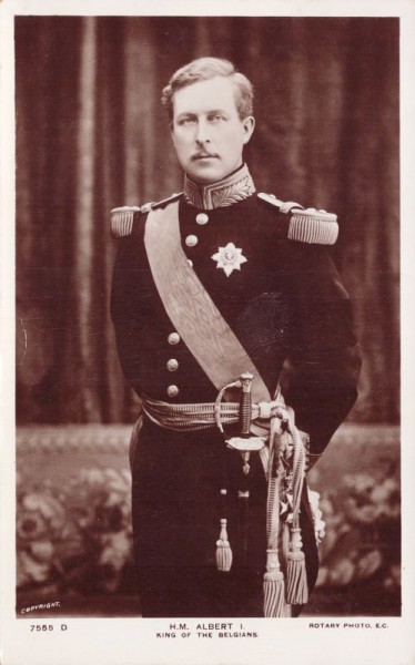 H.M. Albert I. King of the belgians