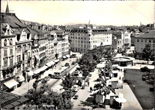 St. Gallen, Marktplatz Vorderseite