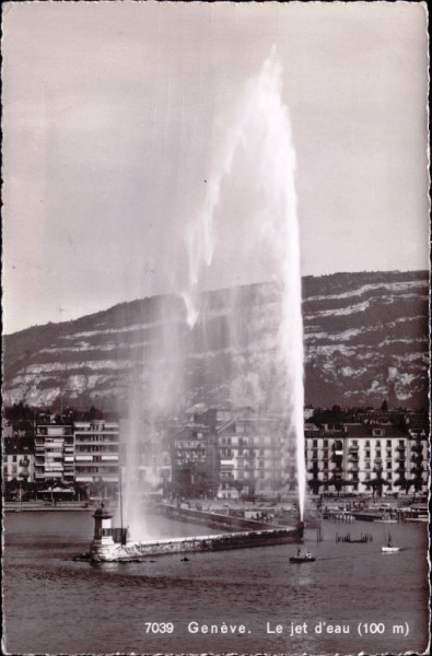 Genève. Le jet d'eau (100m)