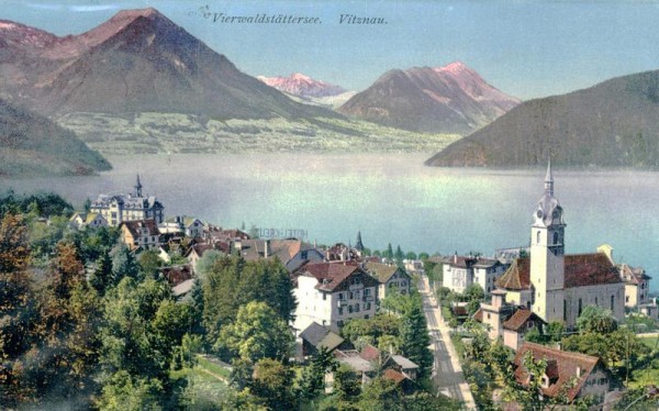 Vitznau, Vierwaldstättersee Vorderseite