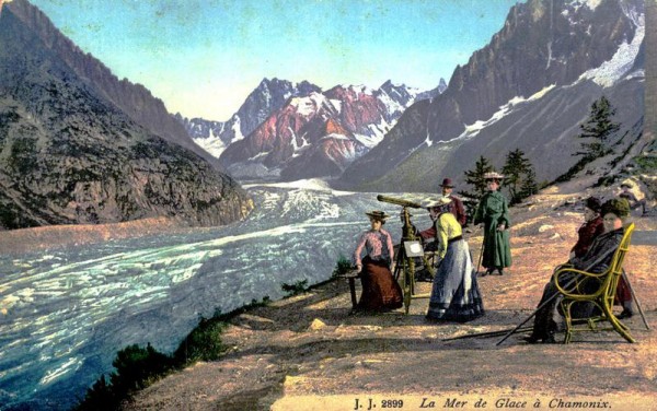 La Mer de Glace à Chamonix Vorderseite