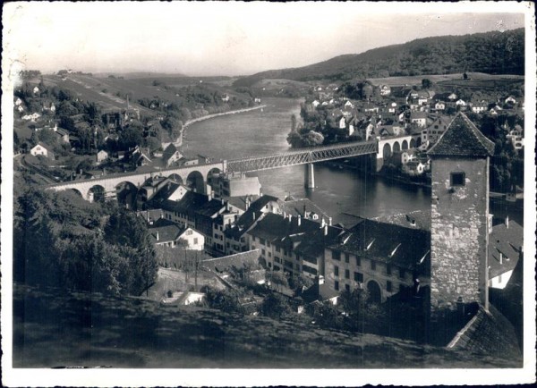 Rhein mit Schaffhausen Vorderseite