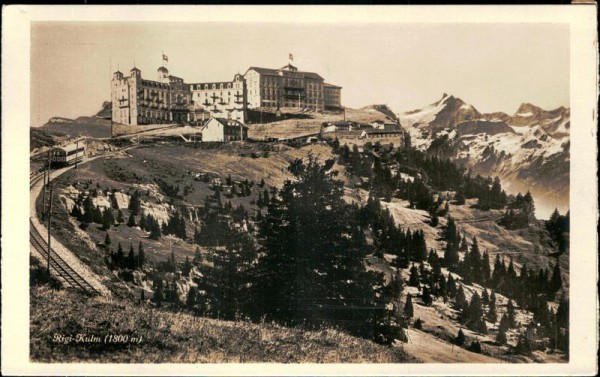 Rigi-Kulm (1800 m) Vorderseite