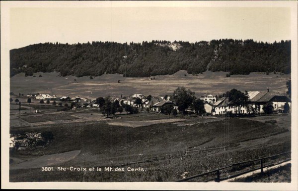 Ste Croix et le Mt. des Cerfs Vorderseite