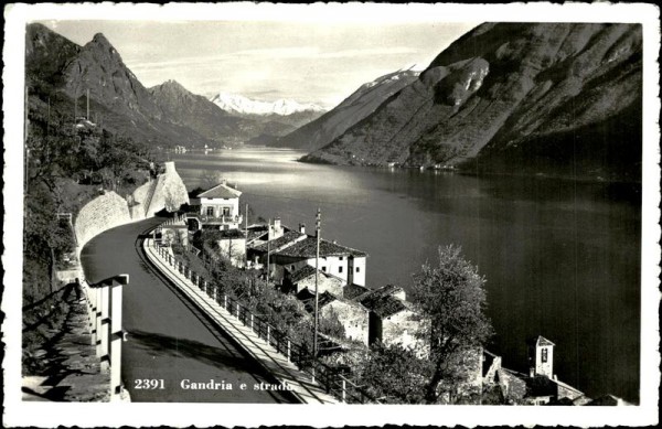 Gandria e strado. Vorderseite
