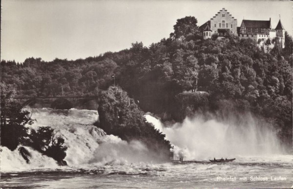 Rheinfall mit Schloss Laufen