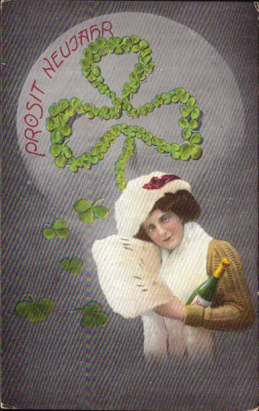 Prosit Neujahr Vorderseite