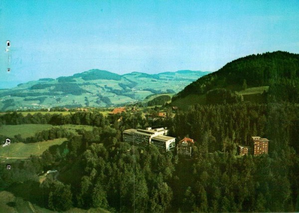 Zürcher Heilstätte Wald ZH - Flugaufnahmen Vorderseite