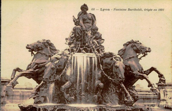 Fontaine Bartholdi (Lyon) Vorderseite