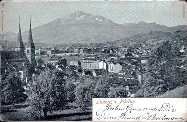 Luzern und Pilatus Vorderseite