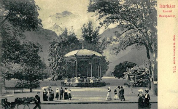 Musikpavillon, Interlaken Vorderseite