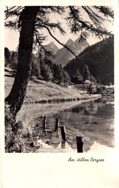 am stillen Bergsee Vorderseite