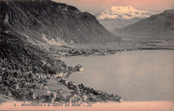 Montreux et la dent du Midi Vorderseite