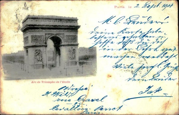 Arc de Triomphe de l’Étoile Vorderseite