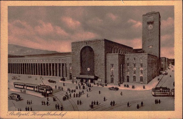 Stuttgart Hauptbahnhof Vorderseite