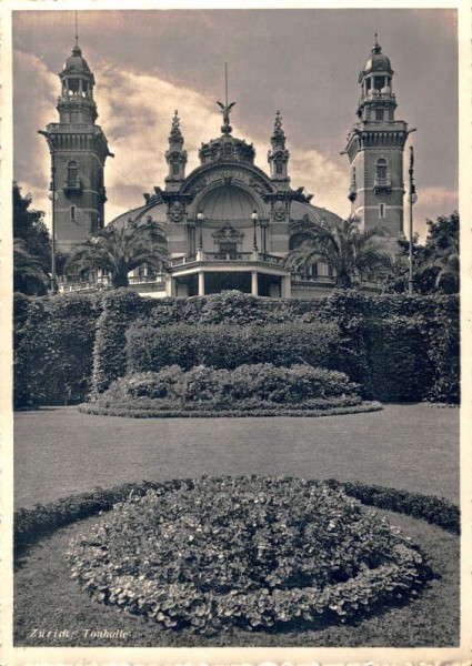 Zürich. Tonhalle. 1935 Vorderseite