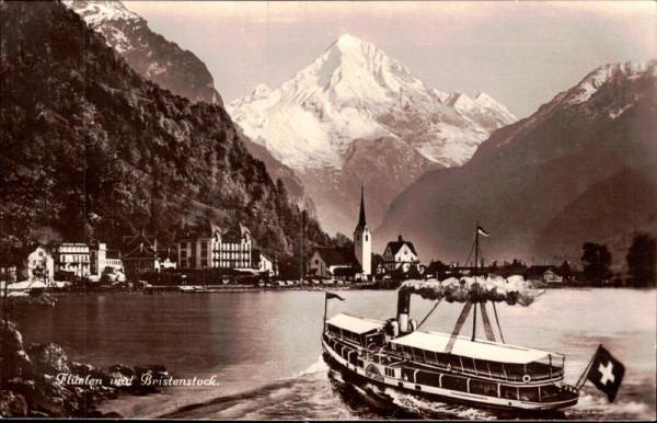 Flüelen und Bristenstock Vorderseite