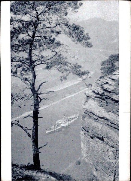 Die Elbe bei Rathen Vorderseite