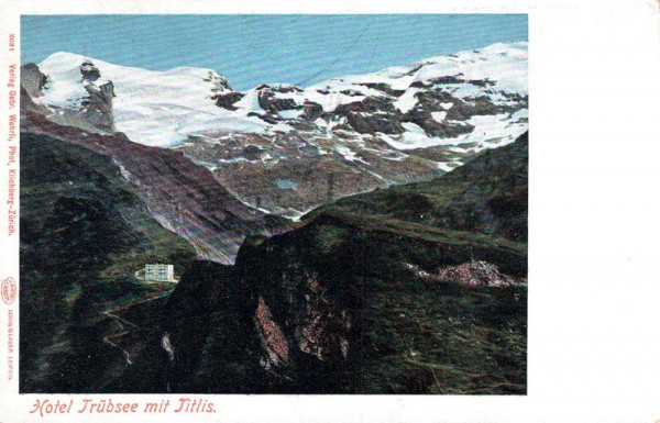 Hotel Trübsee mit Titlis Vorderseite