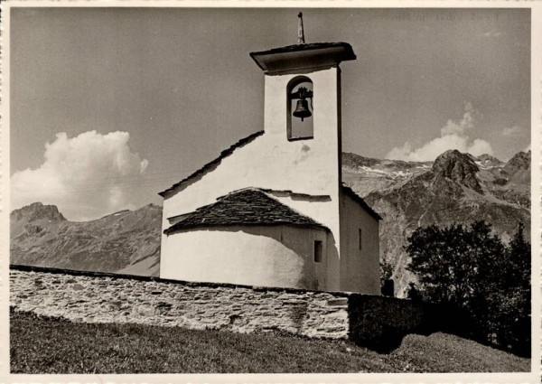 Das Fexkirchli im Ober-Engadin Vorderseite