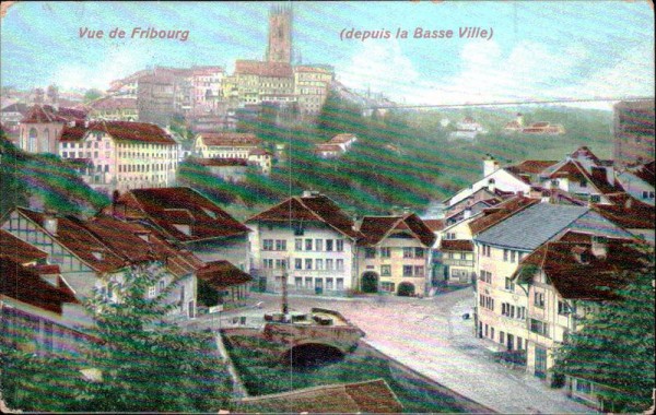 Fribourg, Basse Ville Vorderseite