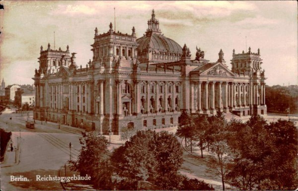 Berlin Reichstagsgebeude Vorderseite