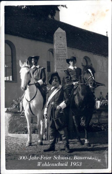 Wohlenschwil, 300-Jahr-Feier  1953 Vorderseite